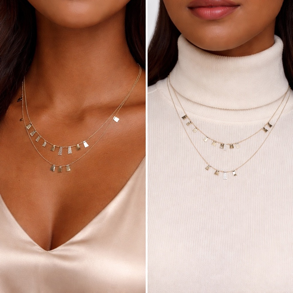 💖 Kendra Scott ‘Lynne Long’ Mixed Metal Necklace, 40-inch